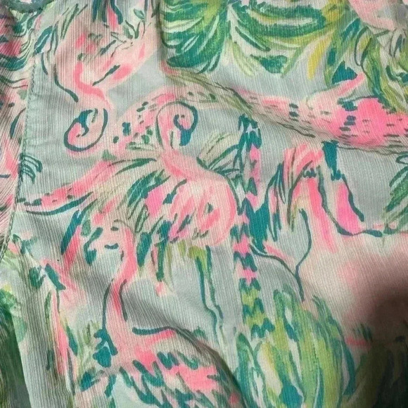 Lilly Pulitzer Adie Short Seasalt Blue on Parade size 6 EUC - Picture 8 of 8